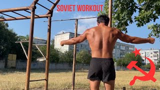Workout Antrenament Într-o Școală Sovietică. Full Body Tracțiuni, Paralele, Kick Box. Cahul