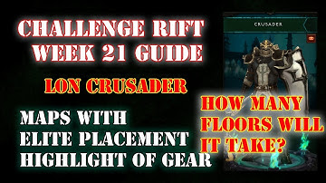 Guide: Diablo 3 Week 21 LON Crusader Challenge Rift Worst Rift Ever