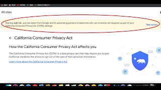 Starting july 1st , you can select from google and its advertising
partners to determine who monetize bid requests as part of your
california consumer pr...