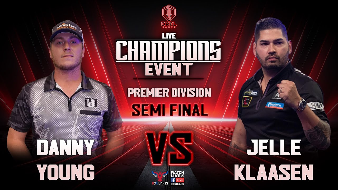 Danny Young vs Jelle Klaasen | Premier Division Semi Final | USA Darts