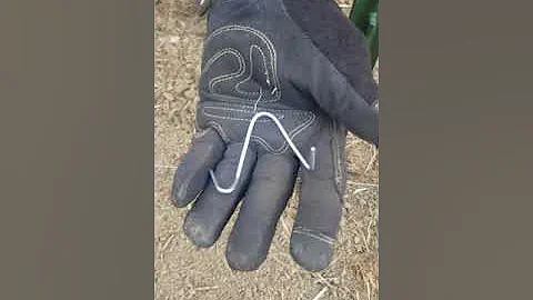 How to put metal clips on T posts