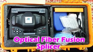 Optical Fiber Fusion Splicer Unboxing Review Model Alk A3F Tianjin Eloik Communication