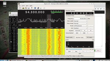 DragonOS LTS OpenWRT SDR server + Gqrx (KerberosSDR, rtl_tcp)