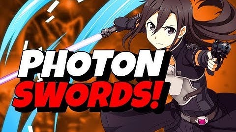 SAO: Fatal Bullet How to Get ALL Photon Sword Color AND Weapon Rank 7 Blades