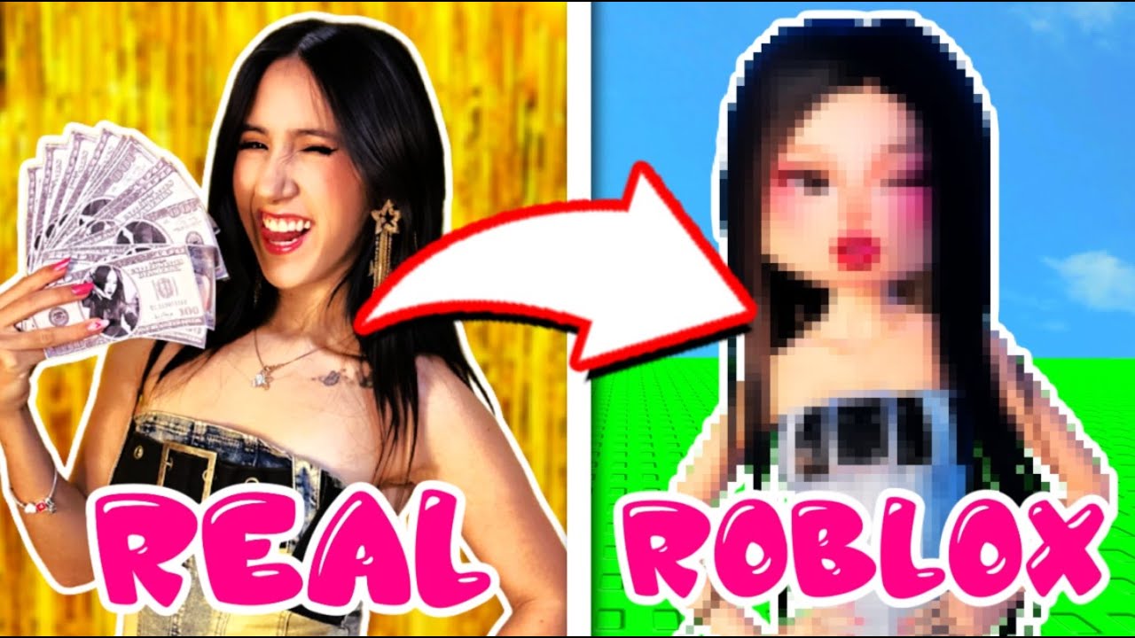 Eu RECRIEI meus LOOKS REAIS no DRESS TO IMPRESS no Roblox!👗