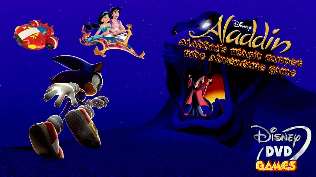 Disney DVD Games Aladdin’s Magic Carpet Ride Adventure Game From
