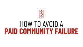 Don't Launch A Paid Community! (Until You Check These 4 Boxes)