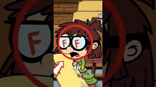 Lisa From The Loud House Got an F in the report card #shorts
