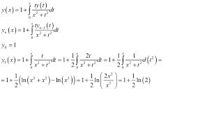 Интегральные уравнения Вольтерра второго рода Метод последовательных приближений
