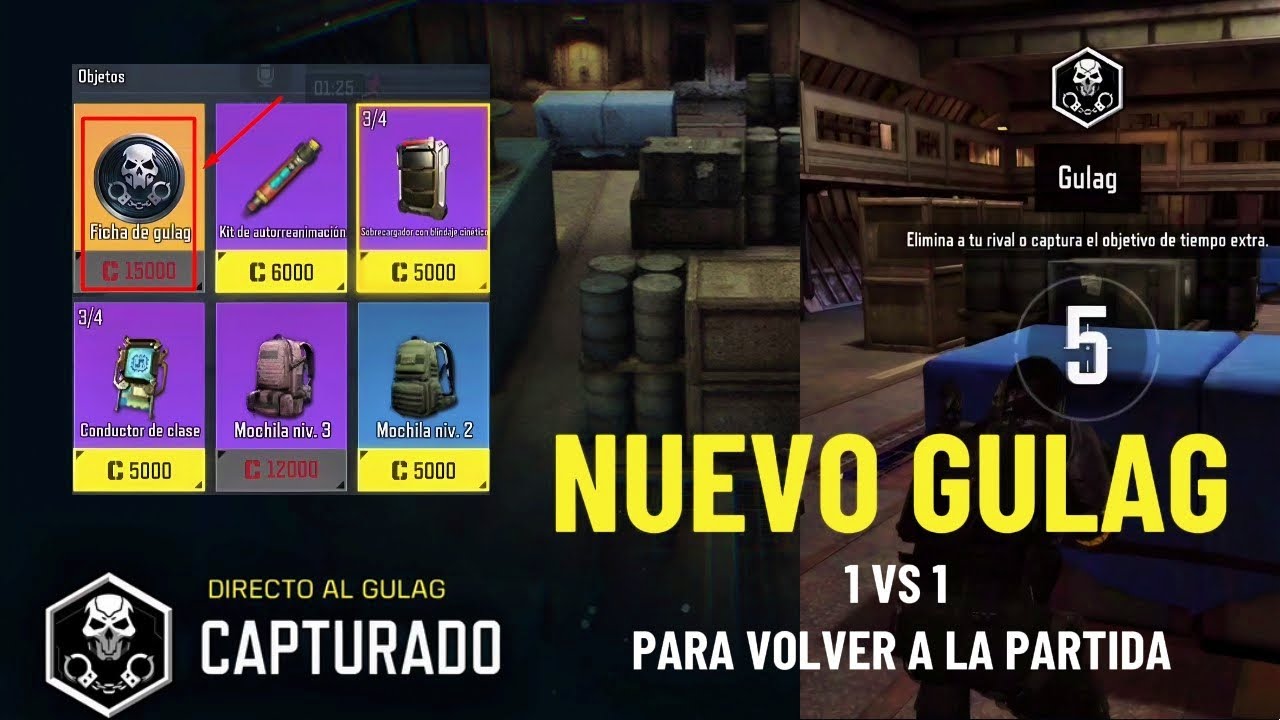 ¡NUEVO GULAG en COD Mobile! Así puedes REVIVIR sin que te escaneen la placa...