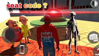 Indian bike driving 3D Motu Patlu cheat code alien spaceship cheat code real