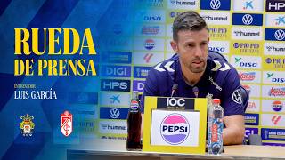 Rueda de prensa de Luis García previa al partido UD Las Palmas vs Granada CF | UD Las Palmas