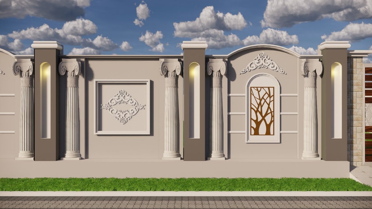 Beautiful Boundary Wall Design || Parda Wall Design || AL Rehman ...