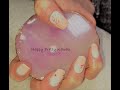 Touch of Spring ~ Pink and White Ombre Gel Manicure