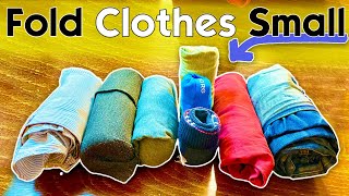 10 Space-Saving Ways to Fold Clothes