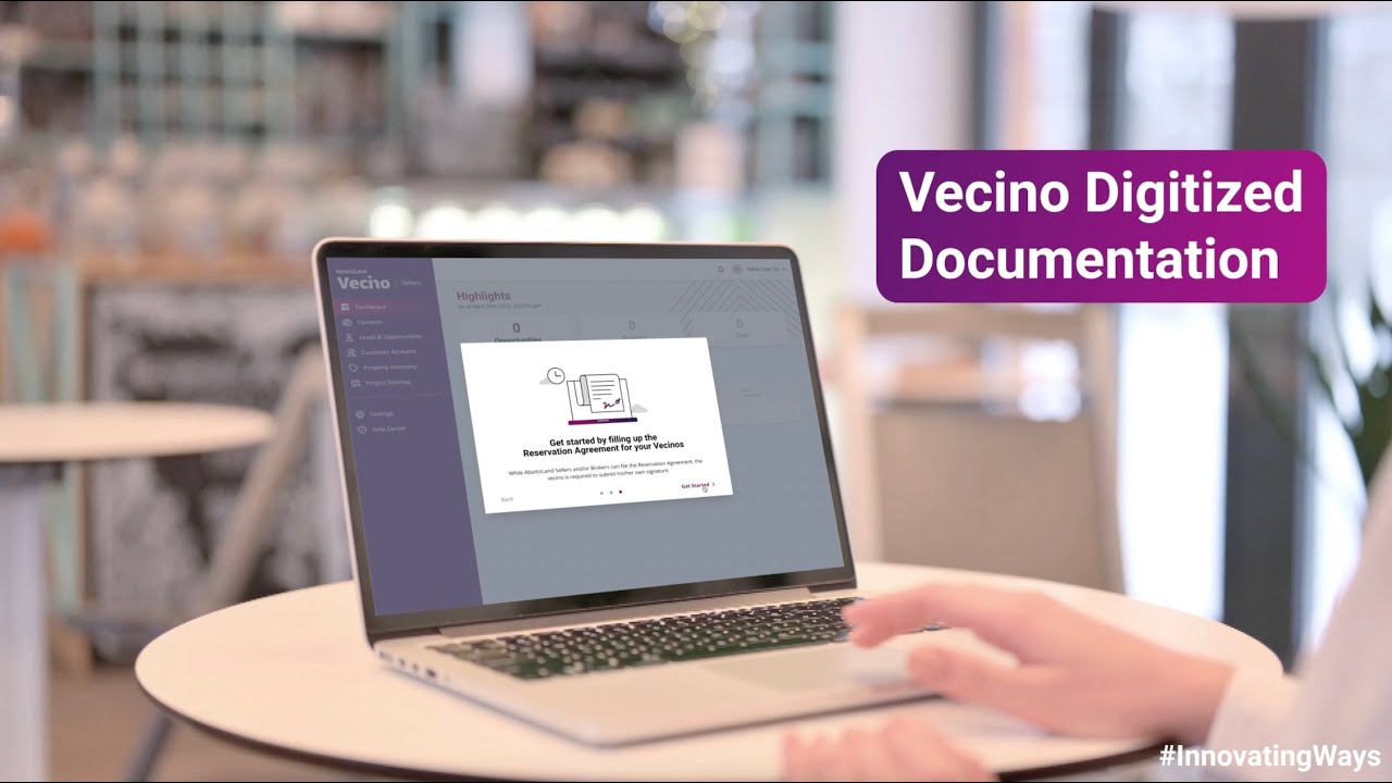 Digitized documentation for AboitizLand Sellers and Brokers through the Vecino Portal