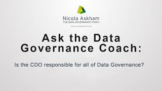 Is the CDO Responsible for all of Data Governance?