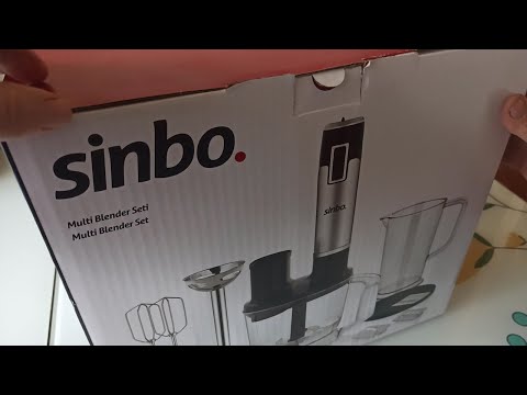 Sinbo Blender Mikser Seti Kullanımı