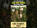 99% People Fail 😱 How Many Rabbits Can You See? (LIVE)