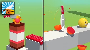 Slice it all game🔪All level gameplay android,ios(level 1-5)