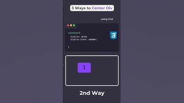 3 ways to center a div #shorts #viralvideo #trending