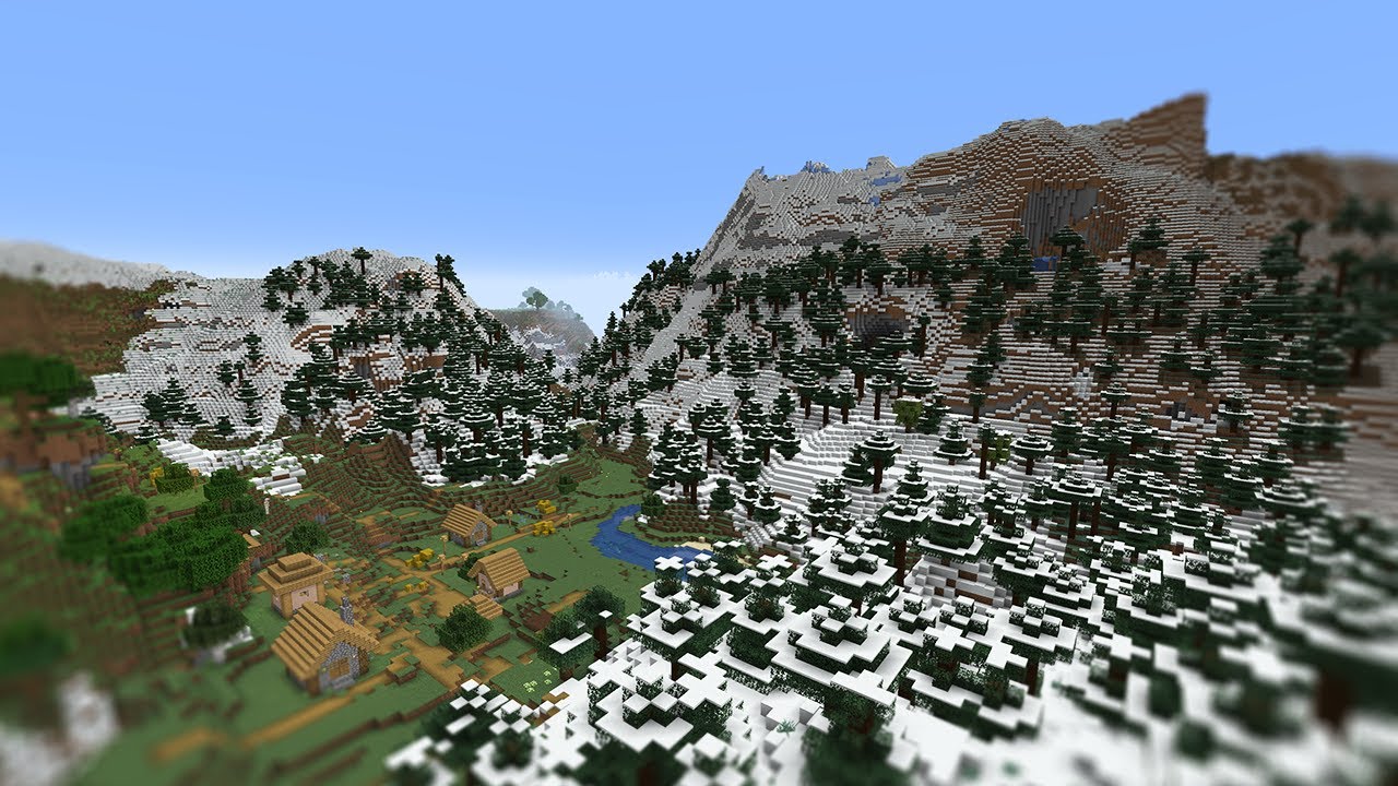 I really like this old minecraft pocket edition terrain generation