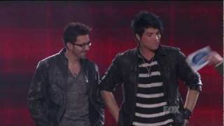 Adam Lambert   -   Adam Makes the Finale  -  Top 3 Results  13/05/09
