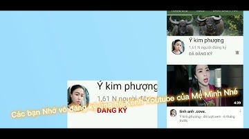 Các bạn Nhớ vô đăng ký ủng hộ Kênh Youtube của Mẹ Mình Nhé^^