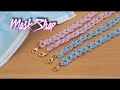 How to Crochet Mask Strap |Mask Chain | Mask Holder [Subtitles Available] #DollyCraft