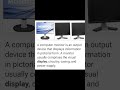 What is monitor#education #computer #lern with computer Aditya