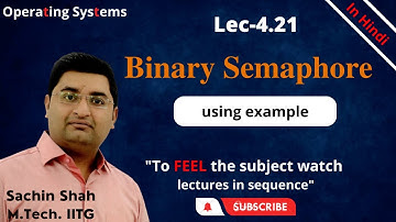 L4.21: Binary semaphore using example