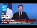 REPLAY: French President Macron gives press conference as EU summit ends • FRANCE 24 English