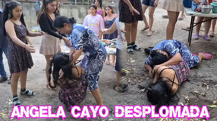 Fuerte agarre entre ta Celida y Angelacayendo desp...