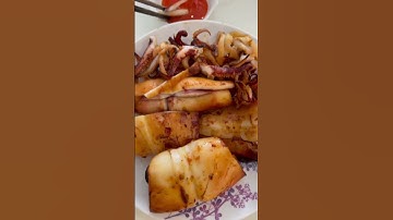 Mực ống 1 nắng nướng ngon hết nước chấm luôn| MINOS .COM.VN #minos #hảisảnminos #seafood #minos