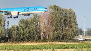 BOEING 777-3B5 ER KOREAN AIR FROM SEOUL TO AMSTERDAM LANDING SCHIPHOL AIRPORT HL8210 #automobile BOEING 777-3B5 ER KOREAN AIR FROM SEOUL TO AMSTERDAM LANDING SCHIPHOL AIRPORT HL8210 #automobile