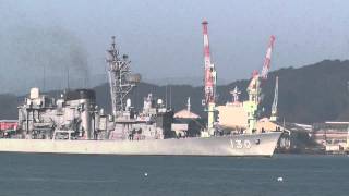 護衛艦「まつゆき」出港 海上自衛隊 舞鶴基地 2013年3月6日
