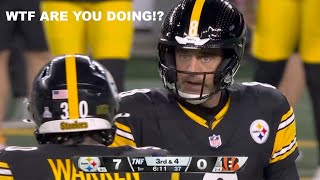 Aaron Rodgers HEATED @ Jaylen Warren AFTER FAILED FLEA FLICKER 🤬👀