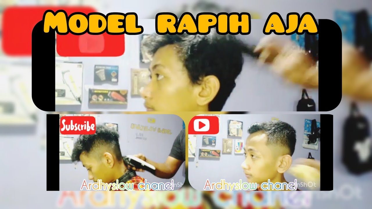 potong rambut model rapih aja🙏 - YouTube