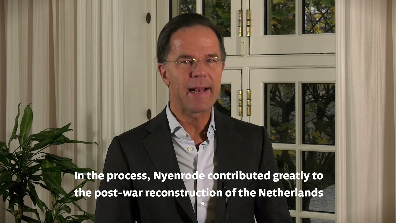 Dies Natalis - Prime Minister Rutte Congratulates Nyenrode