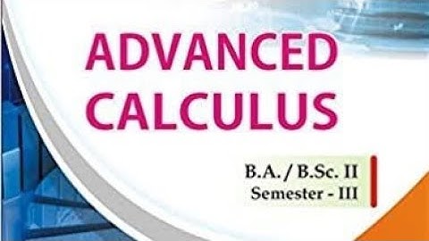 Advance calculus chapter 5 soln ex 5.3 #bsc #ba 3rd semester maths
