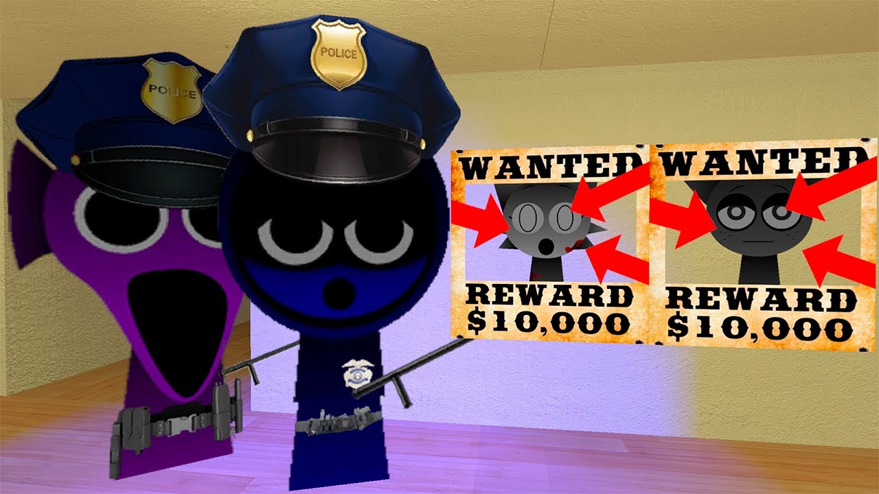 Sprunki Durple and Jevin Police In search of Very Dangerous Babies