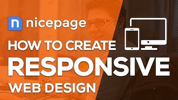How To Create The Responsive Web Design In Nicepage Website Builder