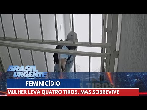Mulher leva 5 tiros enquanto chegava no trabalho | Brasil Urgente