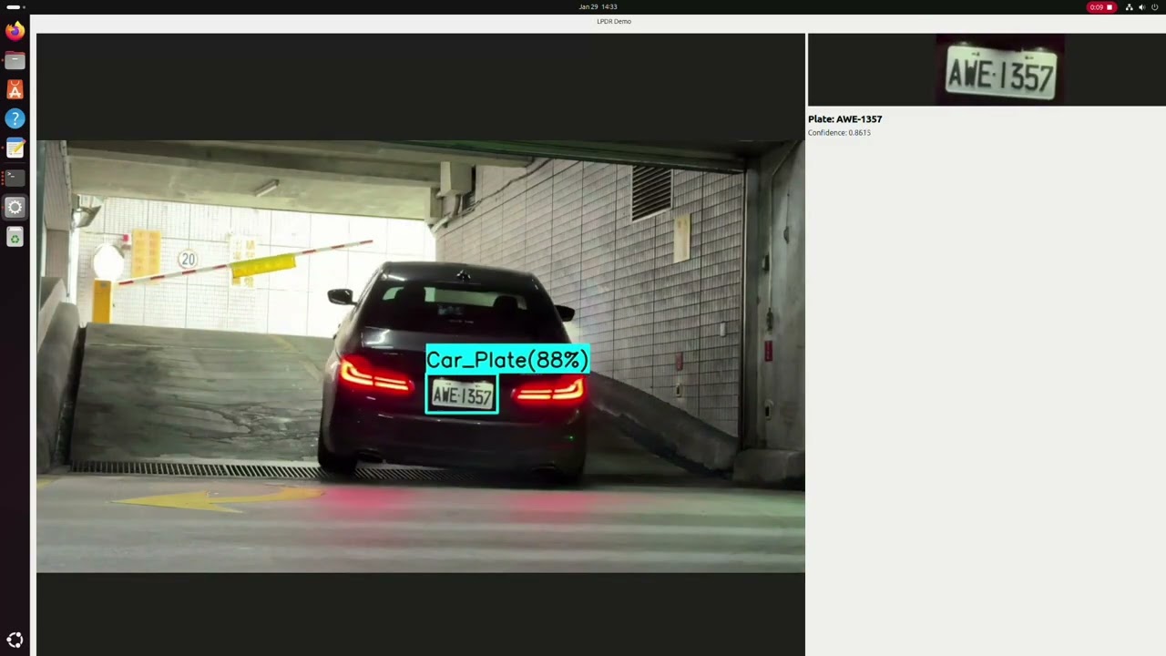 LPDR System Demonstration on the MemryX MXA Module
