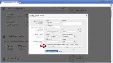 How to Modify your Whois Contact Details | ResellerClub Tutorial