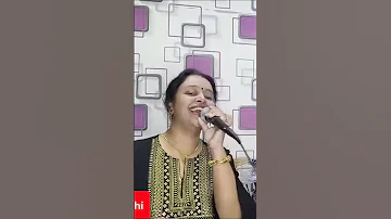 Aapki Aankhon Mein Kuch - Lata ji & Kishore K |Short Cover by Lakhi Roy during Aarohi Live | #shorts