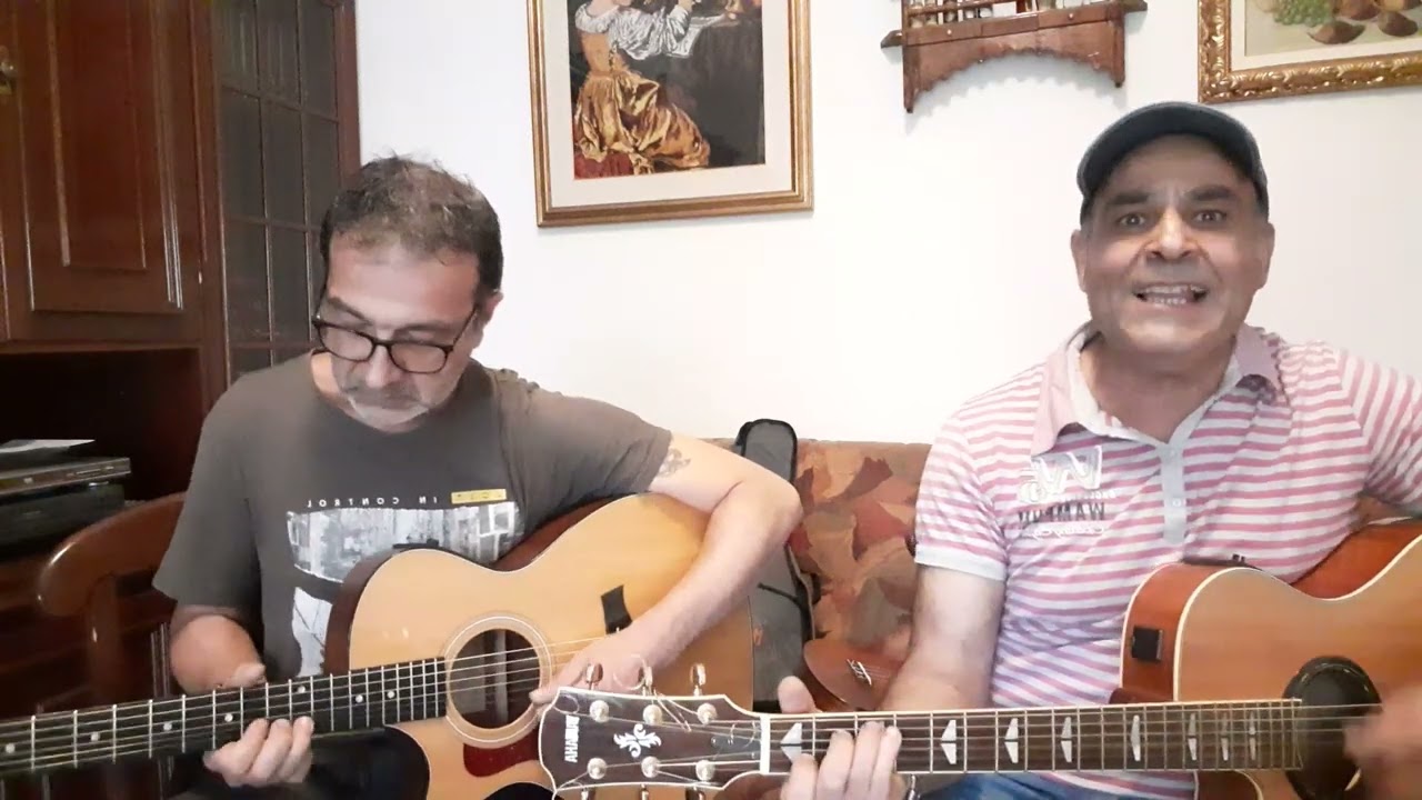 su sceriffu Claudio Piria con Paolo che improvisa alla chitarra