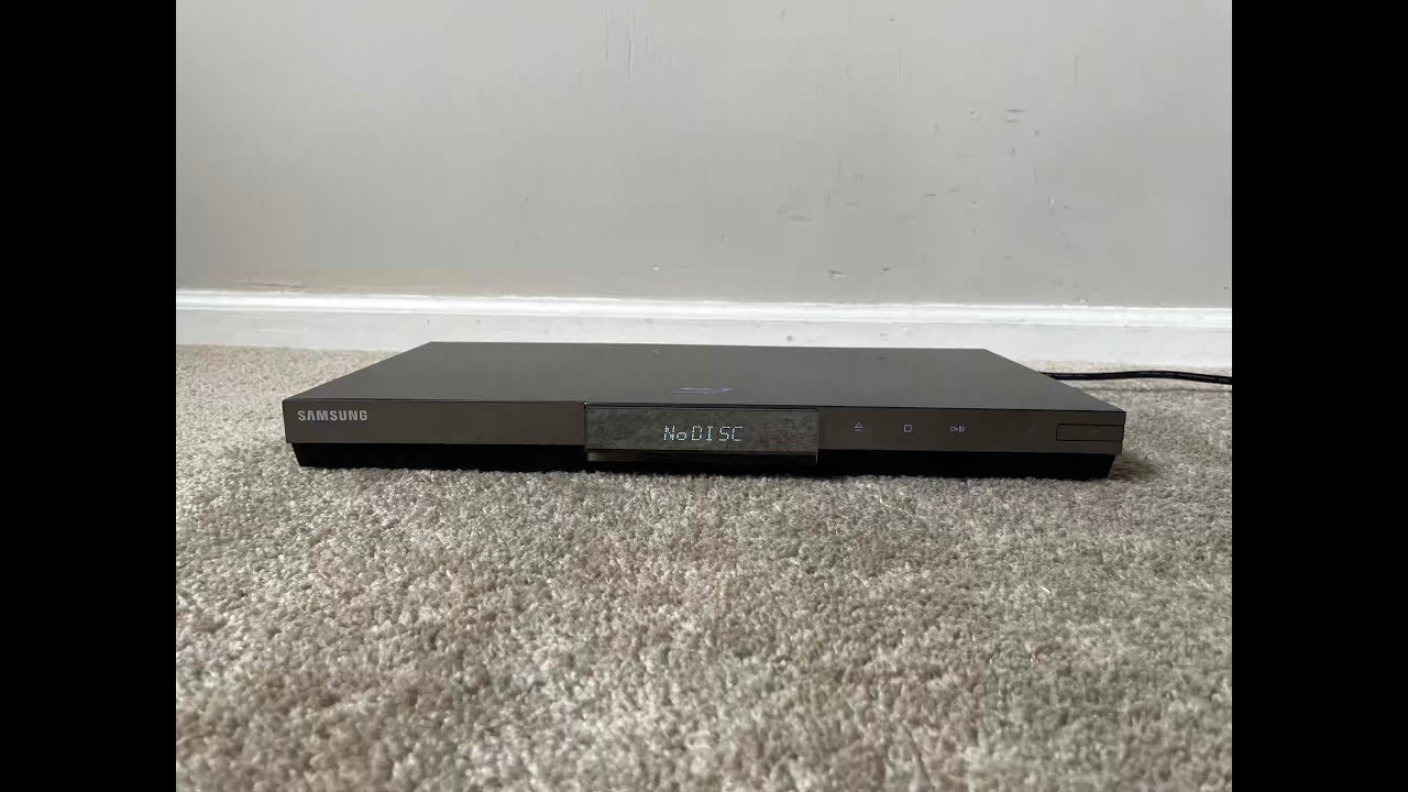 Samsung BDC6500 Single BluRay DVD Compact Disc CD Player YouTube
