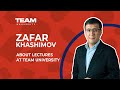 О математике, экономике и студентах TEAM University | Зафар Хашимов