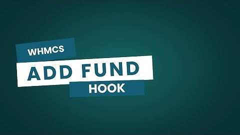 Whmcs Add Fund Hook | Whmcs Fund Module | Show Balance To Whmcs Clientarea